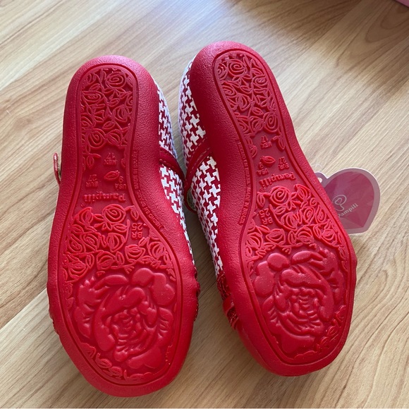 Red Houndstooth Pampili Shoe - Picture 4 of 4